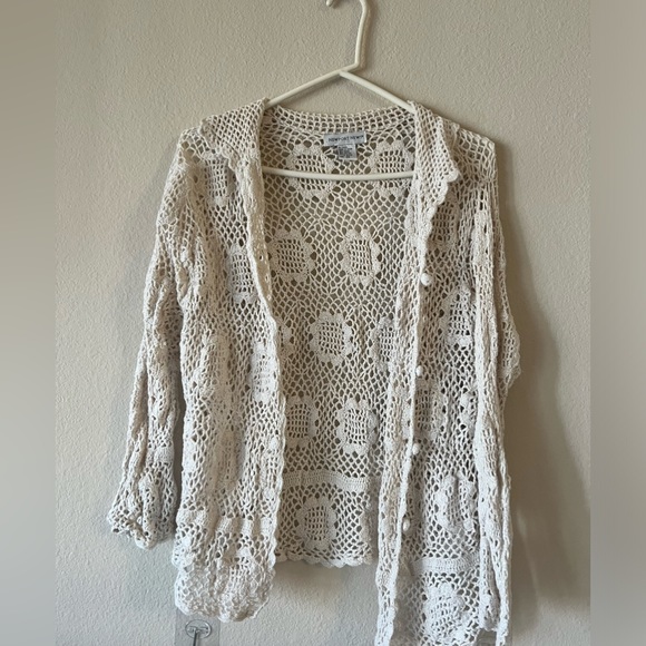 Newport News Crochet Cardigan - Picture 1 of 3